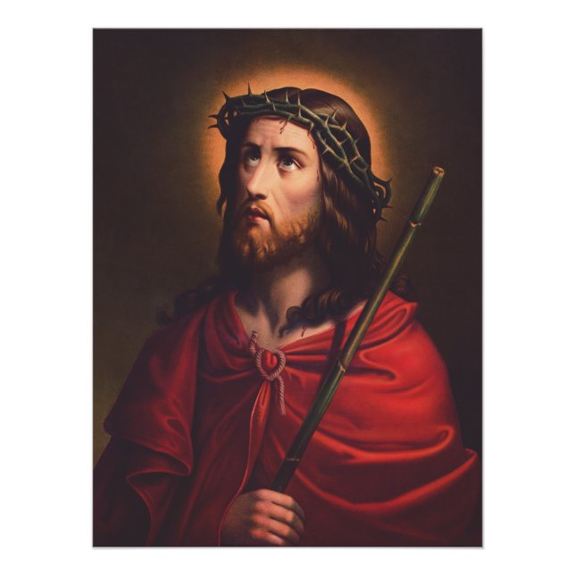 Poster Jésus dans la Couronne des épines (Devant)