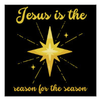 Jésus est la raison de la croix de Noël de saison