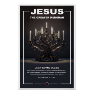 Poster Jésus - Grande Menorah