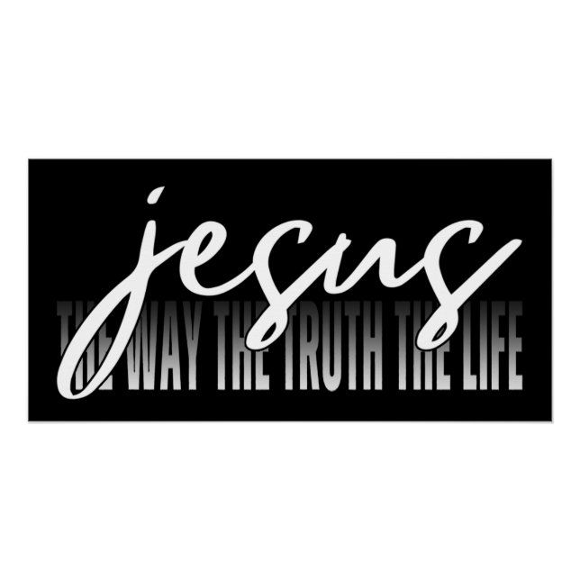 Poster Jésus Le Chemin La Vérité La Vie (Devant)
