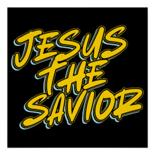 POSTER JÉSUS LE SAUVEUR