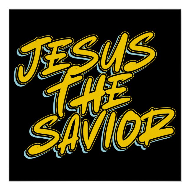 POSTER JÉSUS LE SAUVEUR (Devant)