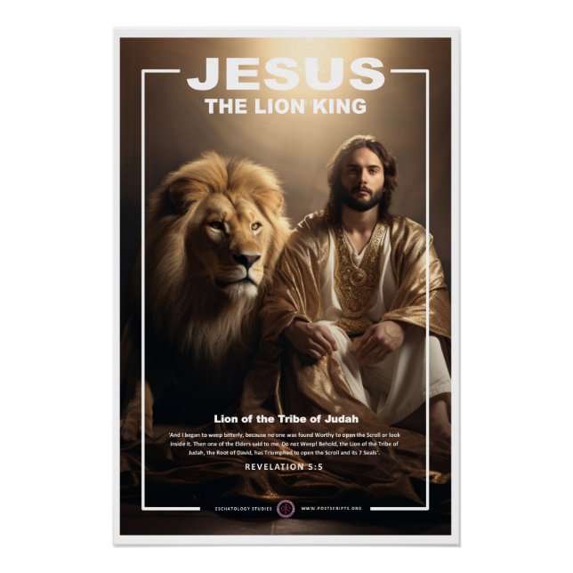 Poster Jésus - Lion King 1 (Devant)