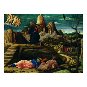 Poster Jésus prie dans le jardin de Gethsémani
