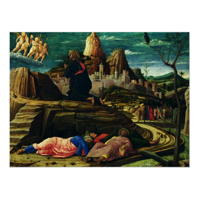 Poster Jésus prie dans le jardin de Gethsémani (Devant)