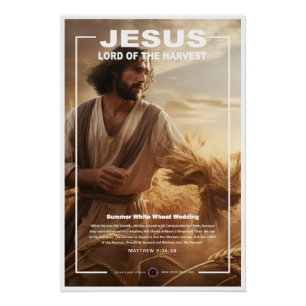 Poster Jésus - Seigneur de la récolte 1