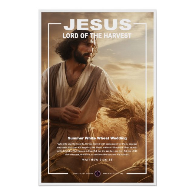 Poster Jésus - Seigneur de la récolte 1 (Devant)