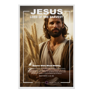 Poster Jésus - Seigneur de la récolte 2