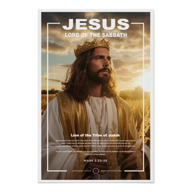 Poster Jésus - Seigneur du Sabbat (Devant)