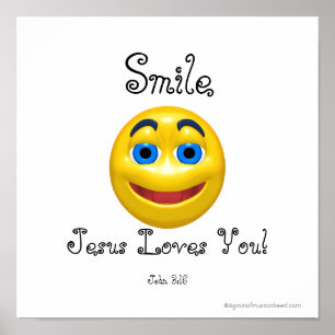 Poster Jésus t'aime