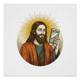 Poster Jésus vidéo accidentelle au lieu d'appareil photo