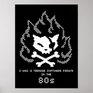 Poster J'étais un pirate adolescent de logiciel dans 80s