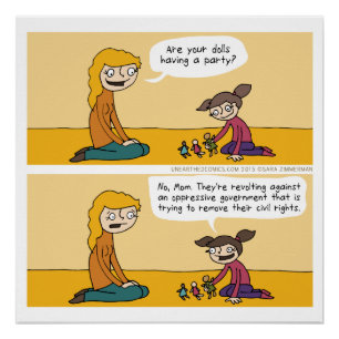 Poster Jeu avec des poupées