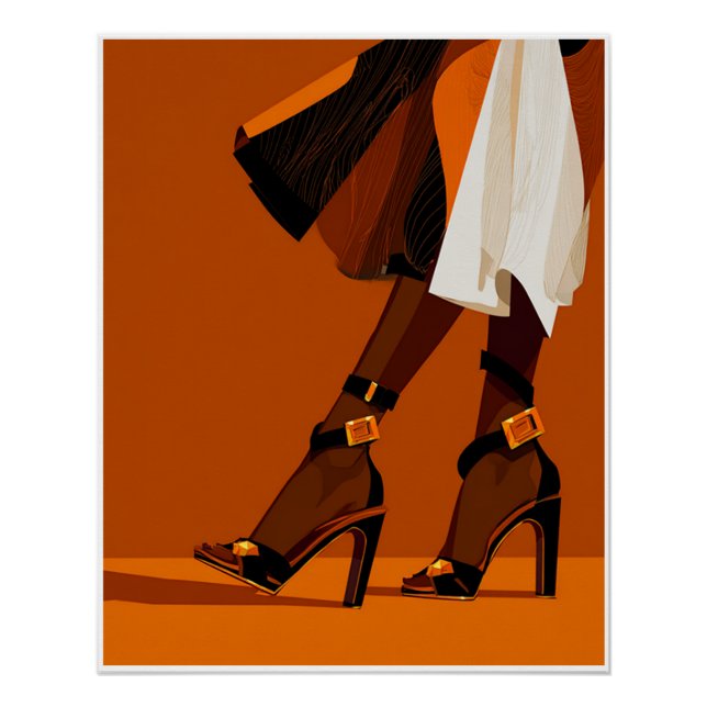 POSTER JEU DE CHAUSSURE #2 #2 (Devant)