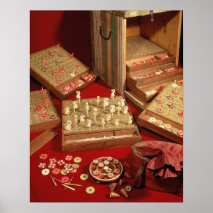 Poster Jeu de Loto Dauphin inventé par Louis XIV