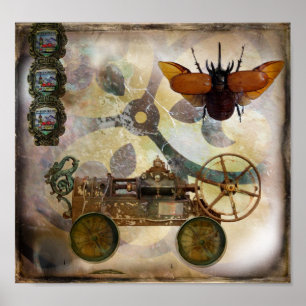 Poster Jeu de Steampunk