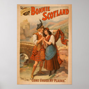 Poster Jeu d'écossais de Bonnie Ecosse de Sidney R.
