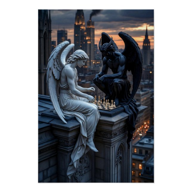 Poster Jeu divin au crépuscule (Devant)