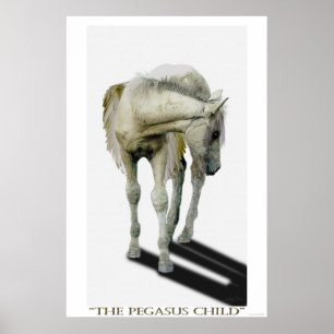 Poster Jeune Pegasus Colt Imaginaire Art