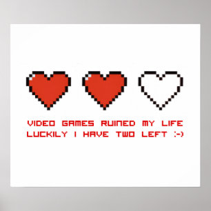 Poster Jeux vidéo