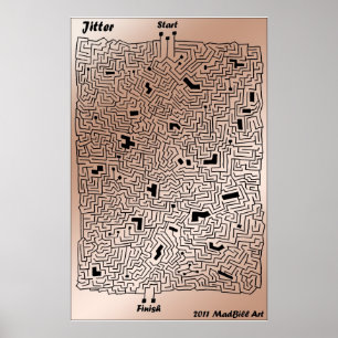 Poster Jitter Maze