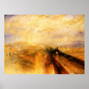 Poster JMW Turner Rain Steam and Speed