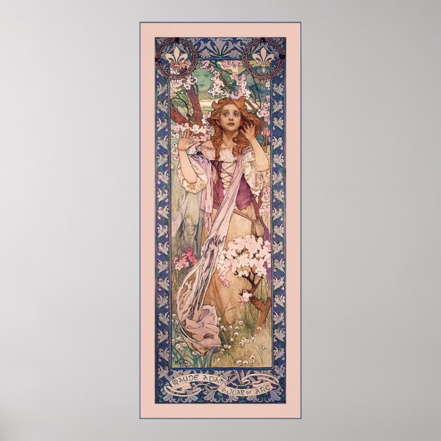 Poster Joan of Arc ~ Alphonse Mucha (Devant)