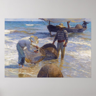 Poster Joaquin Sorolla - Pêcheur valencien