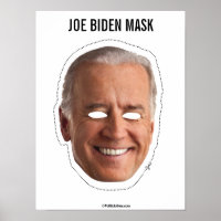 Poster Joe Biden Mask Cutout
