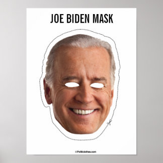 Poster Joe Biden Mask Cutout