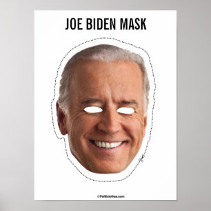 Poster Joe Biden Mask Cutout