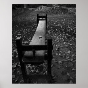 Poster Jogglin' Board en noir et blanc