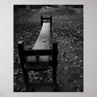 Poster Jogglin' Board en noir et blanc