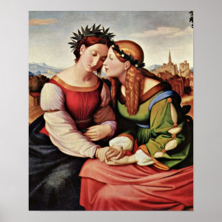 Poster Johann Friedrich Overbeck - Italie et Allemagne