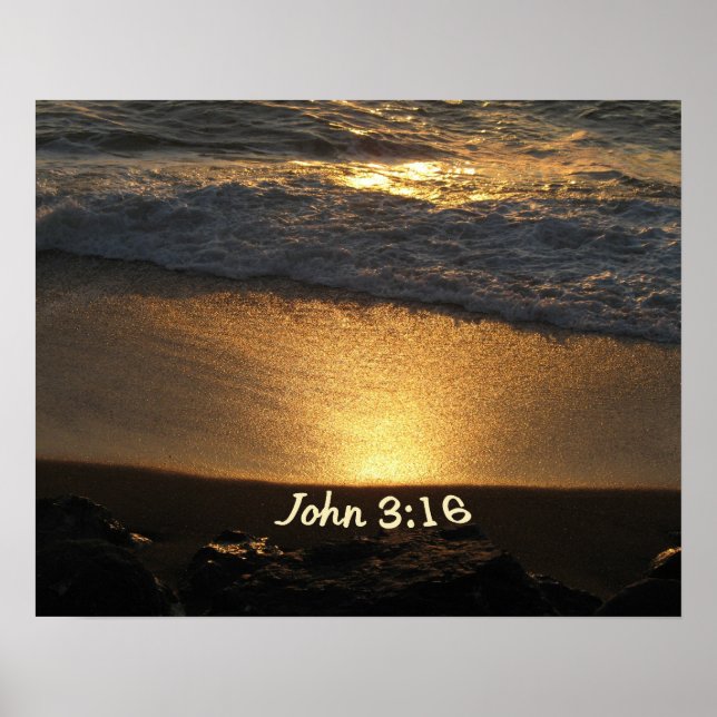 Poster John 3:16 (Devant)