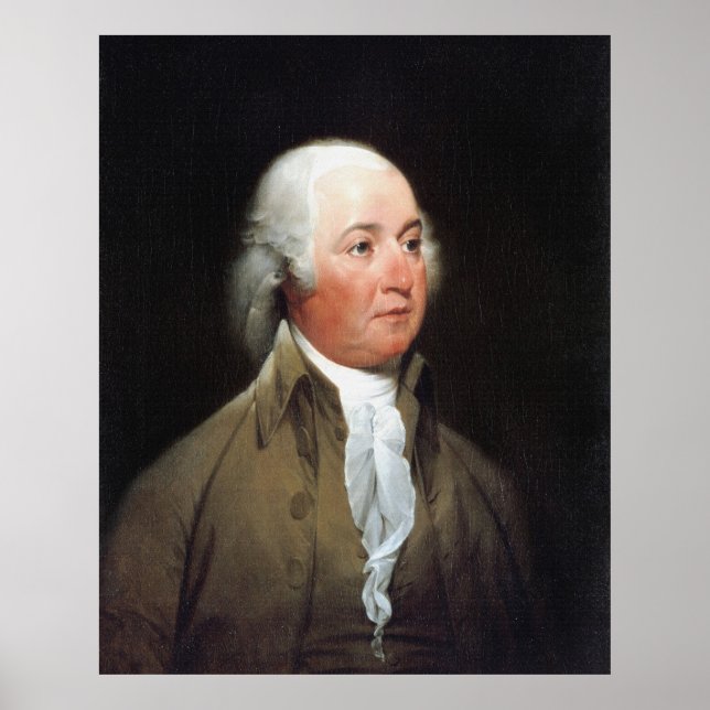 Poster JOHN ADAMS Portrait de John Trumbull Imprimer (Devant)