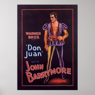 Poster John Barrymore "Don Juan" 1926