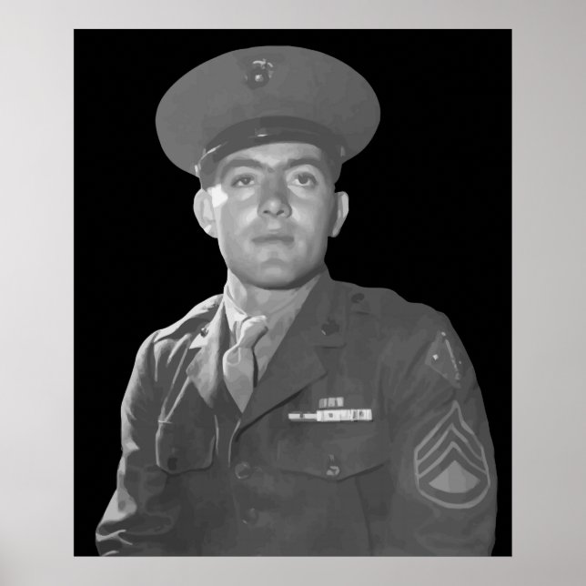 Poster John Basilone -- Medal of Honor Recipient (Devant)