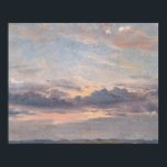 Poster John Constable - Une étude sur le nuage, coucher d<br><div class="desc">John Constable - A Cloud Study,  Sunset - vers 1821 - peinture à l'huile</div>