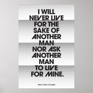 Poster John Galt, le Motif du point d'engagement
