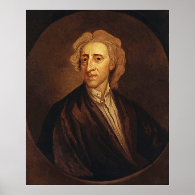 Poster John Locke par Sir Godfrey Kneller (Devant)