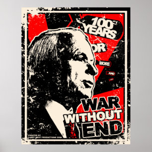 Poster John McCain : Guerre sans extrémité affligée