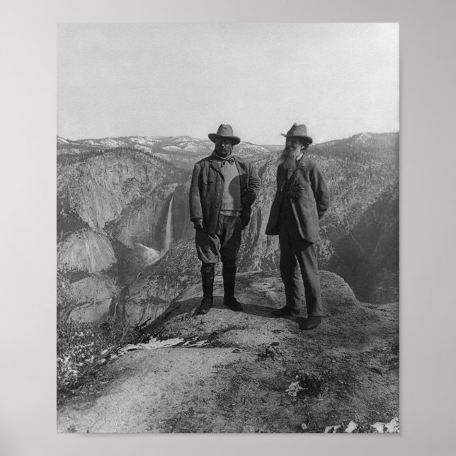 Poster John Muir et Teddy Roosevelt (Devant)