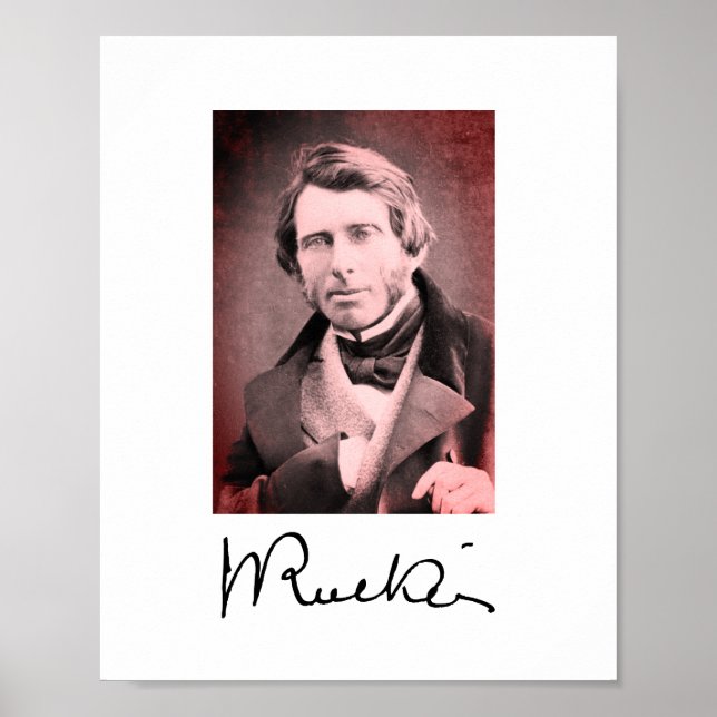 Poster John Ruskin (Devant)