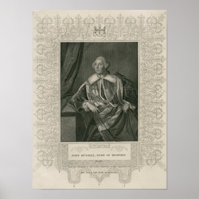 Poster John Russell, duc de Bedford (Devant)