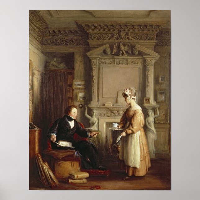 Poster John Sheepshanks et sa servante (Devant)