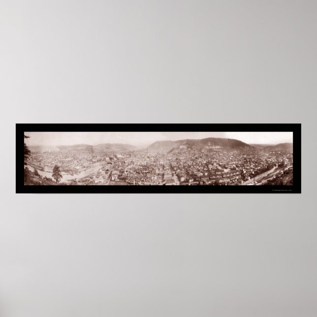 Poster Johnstown, PA Photo 1904 (Devant)