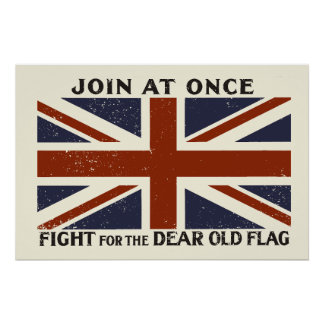 Poster Join At Once - Fight For The Dear Old Flag