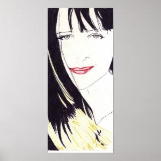 Poster Jolie fille