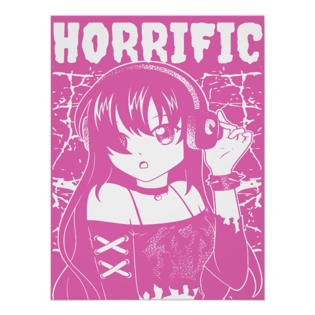 Poster Jolie fille d'anime  (Devant)